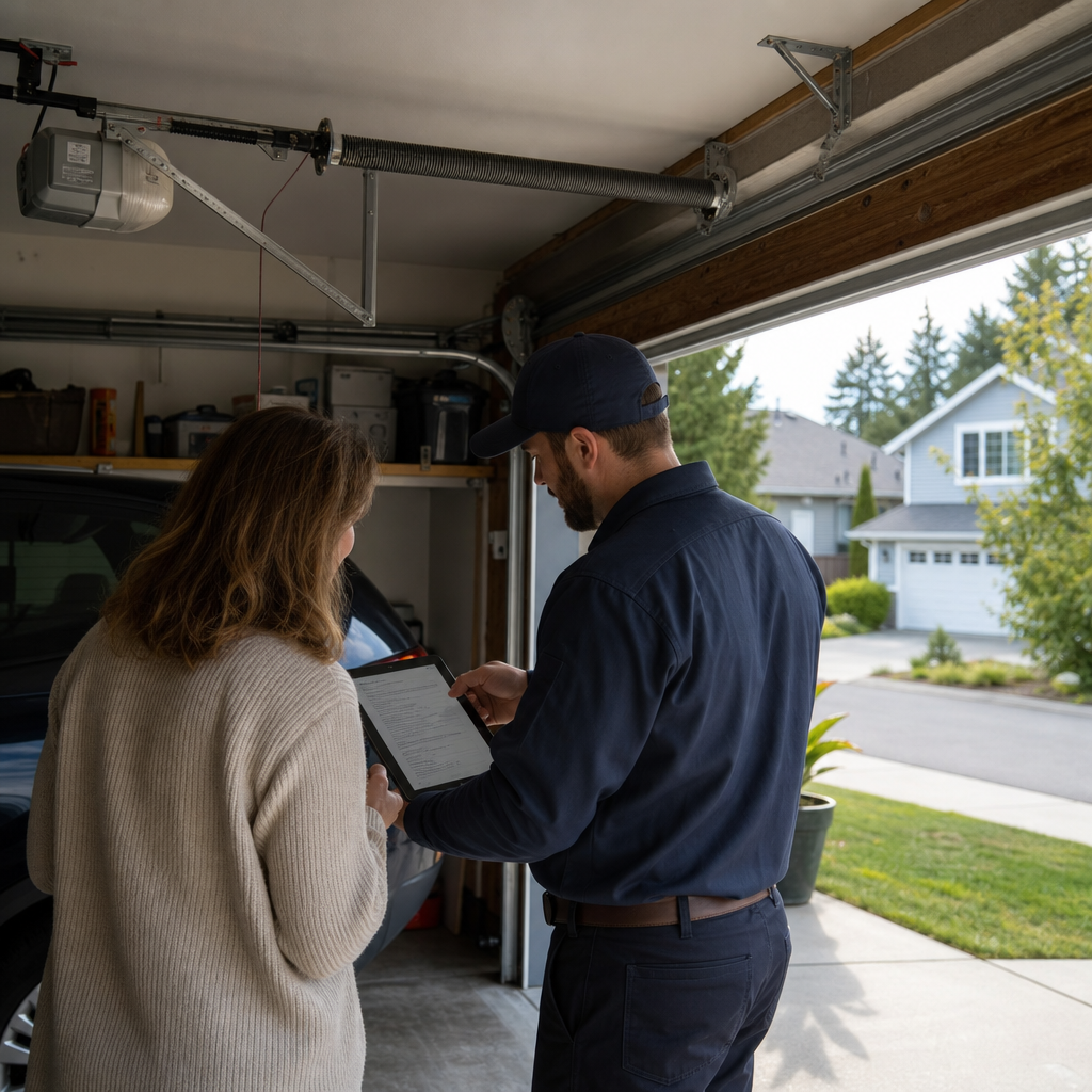 Garage Door Spring Replacement Cost in Washington, WA | Matrix Garage Door Repair Washington